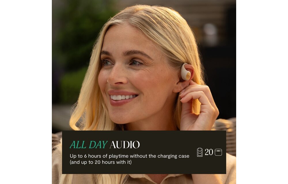 House of Marley Liberate Open-Ear True Wireless Cream - Draadloze oordopjes