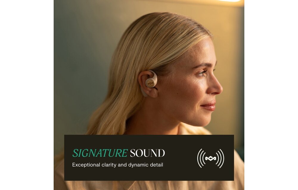 House of Marley Liberate Open-Ear True Wireless Cream - Draadloze oordopjes