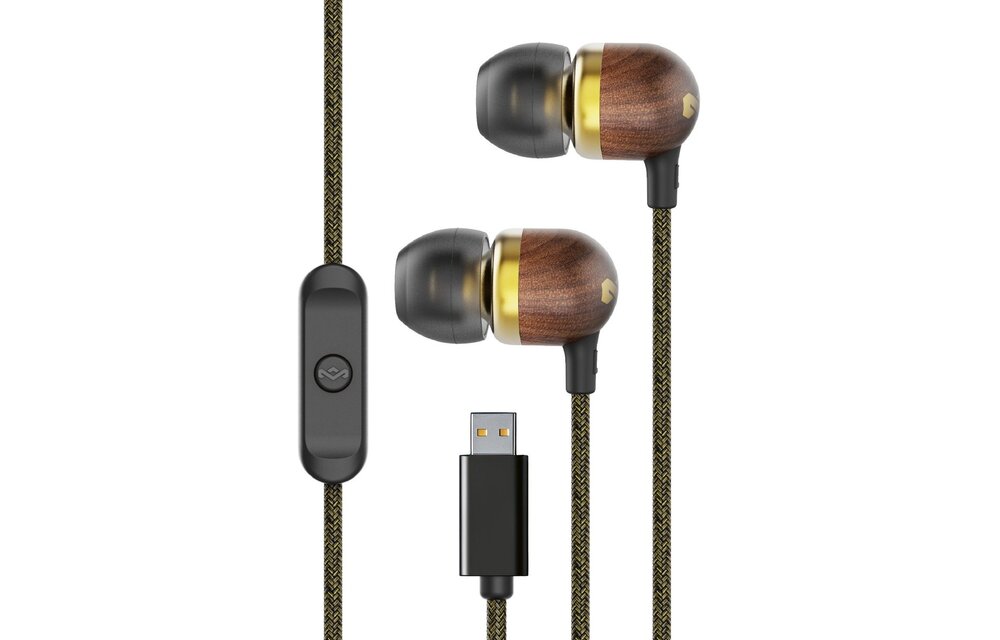 House of Marley Smile Jamaica USB-C Brass - Draadloze oordopjes