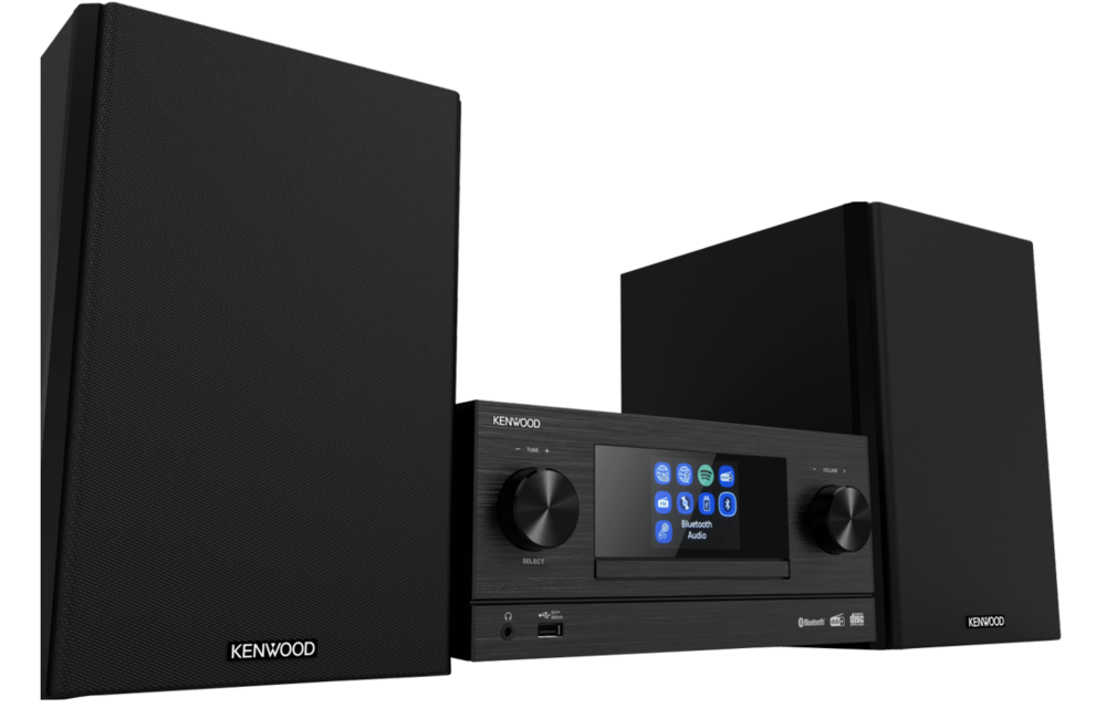Kenwood M-9000S Zwart - Stereo set