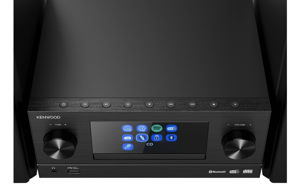 Kenwood M-9000S Zwart - Stereo set