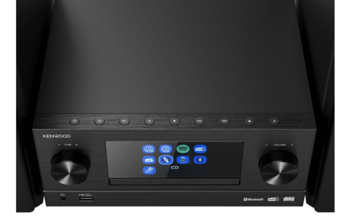 Kenwood M-9000S Zwart - Stereo set