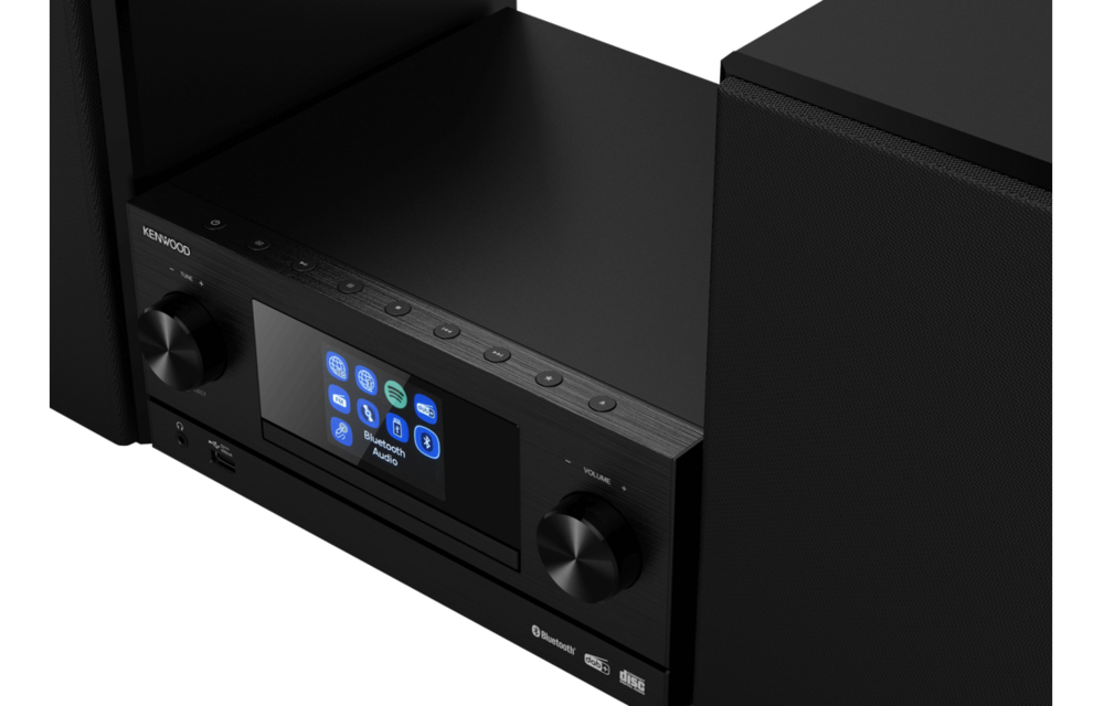 Kenwood M-9000S Zwart - Stereo set