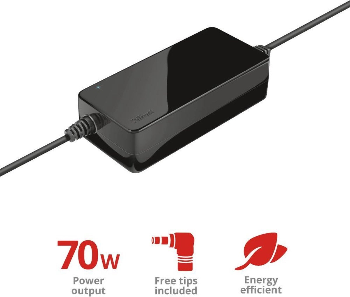 Trust Primo Universele 70W-laptopoplader