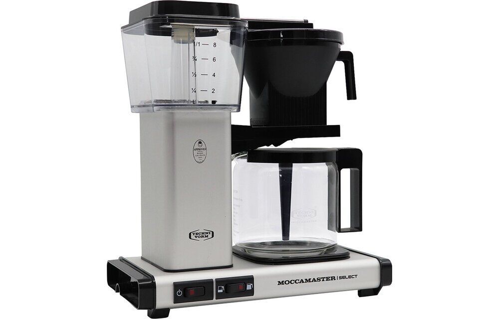 Moccamaster KBG Select (Matt Silver) - Koffiezetapparaat
