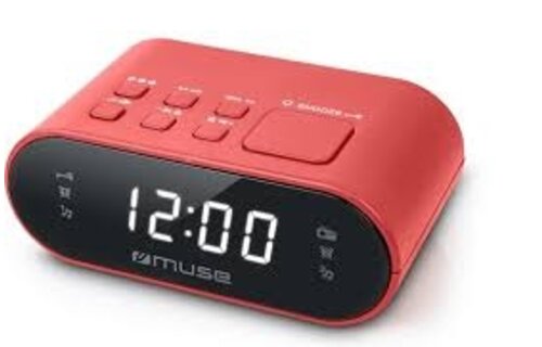 Muse M-10 RED - Wekkerradio