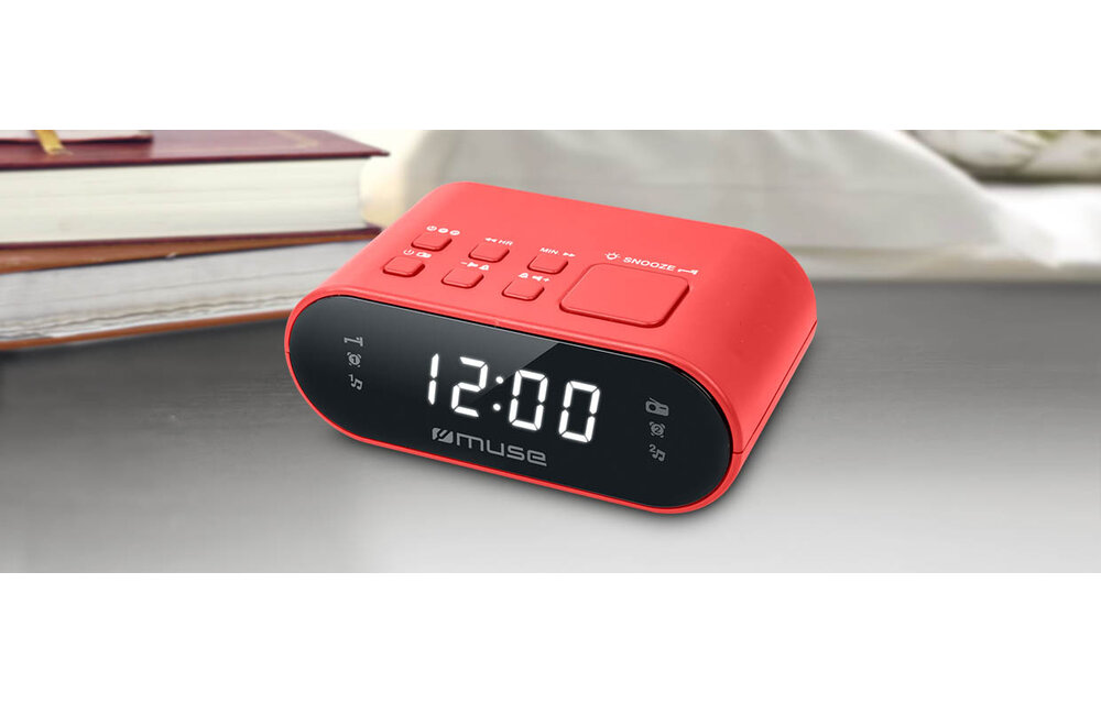 Muse M-10 RED - Wekkerradio