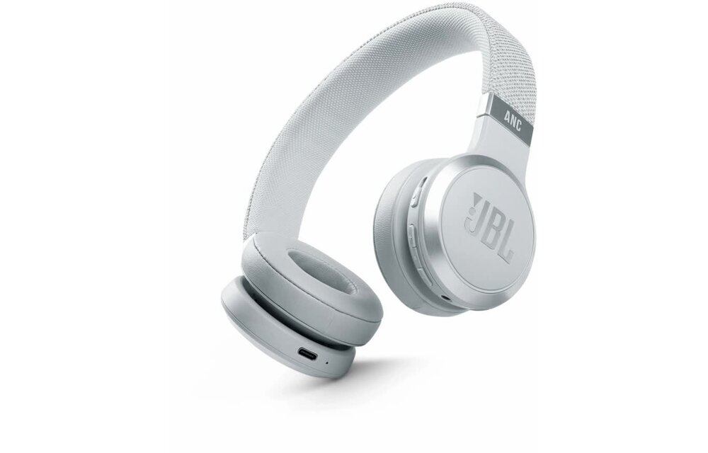 JBL LIVE460NC Wit - On-ear koptelefoon