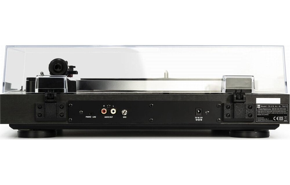 Dual CS 418 Zwart - Platenspeler