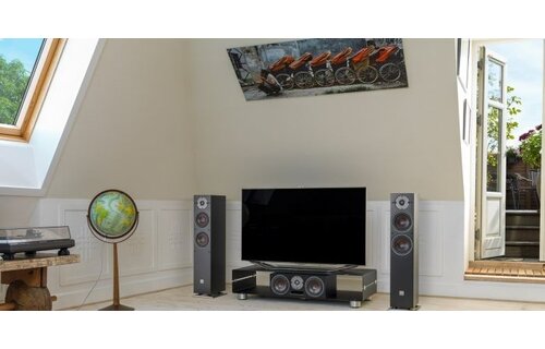 Dali Oberon Vokal Dark Walnut - Boekenplank speaker