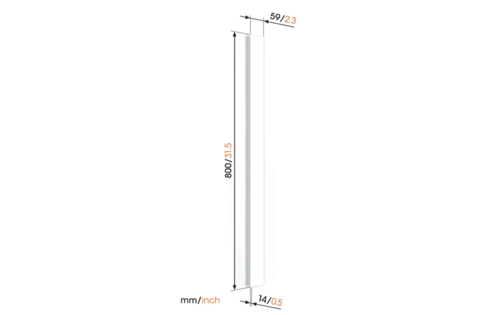Vogel's TVA 6000 (80cm) Zwart - Kabelgoot