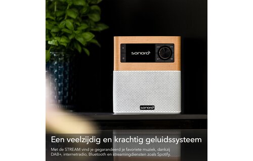 Sonoro STREAM X Esdoorn/Wit - Radio