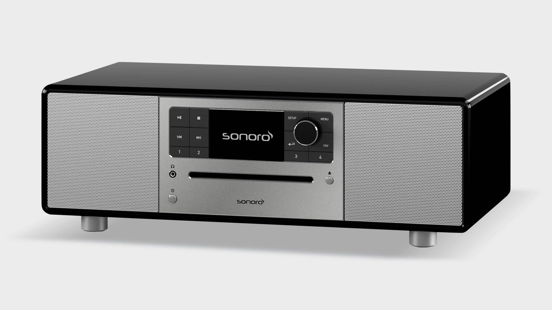 Sonoro PRESTIGE X Hoogglans zwart - Radio
