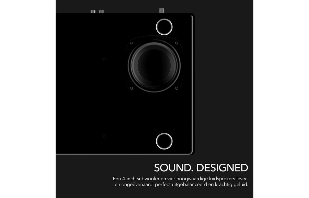 Sonoro PRESTIGE X Hoogglans zwart - Radio