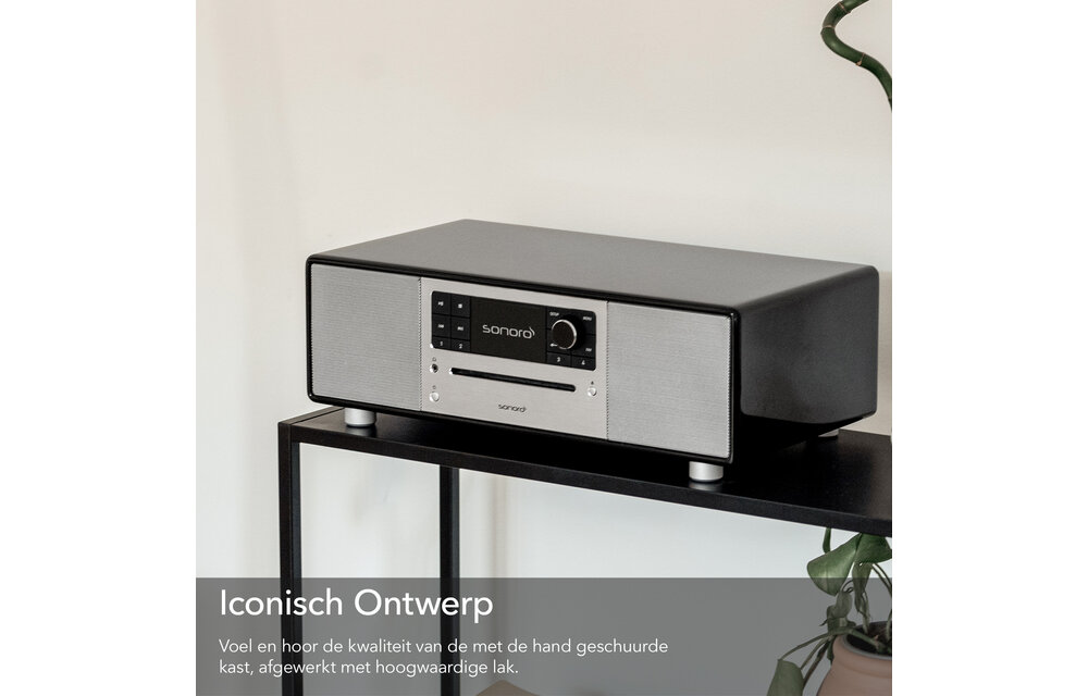 Sonoro PRESTIGE X Hoogglans zwart - Radio