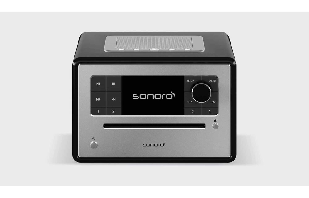 Sonoro ELITE X Hoogglans zwart - Radio
