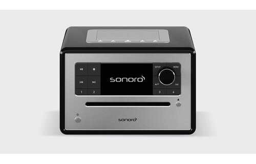 Sonoro ELITE X Hoogglans zwart - Radio