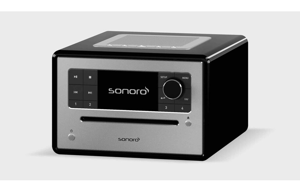 Sonoro ELITE X Hoogglans zwart - Radio