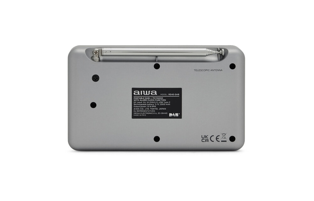 Aiwa RD-40DAB/SL Zilver - Radio