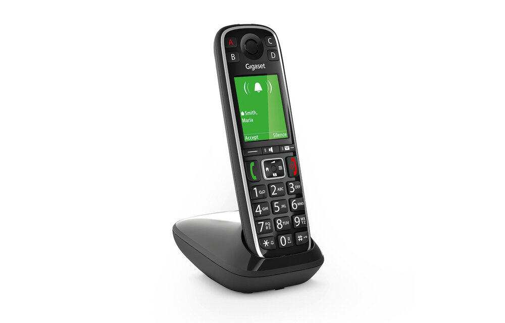 Gigaset E720 Zwart - Dect telefoon