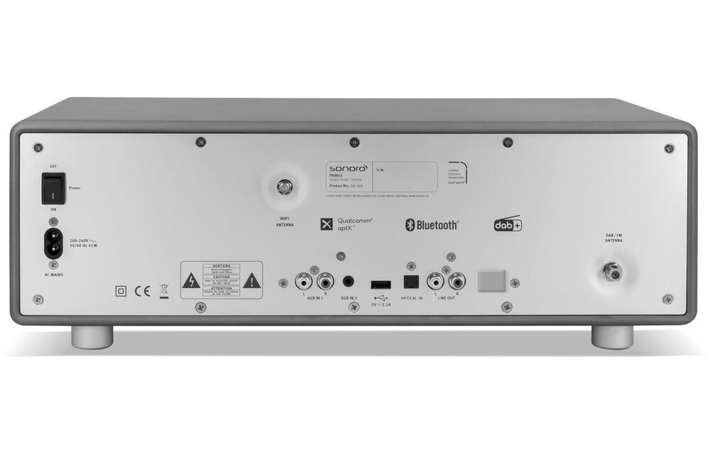 Sonoro PRIMUS X Mat grafiet - Radio