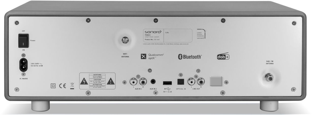 Sonoro PRIMUS X Mat grafiet - Radio