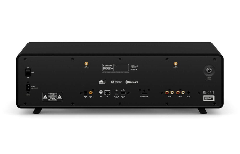 Sonoro MEISTERSTUCK GEN2 Mat zwart - Radio