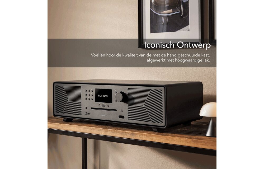 Sonoro MEISTERSTUCK GEN2 Mat zwart - Radio