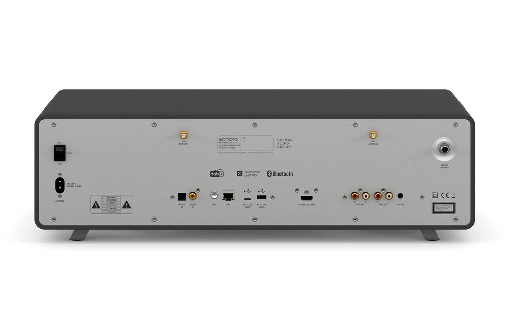 Sonoro Meisterstuck II Gen.2 Mat grafiet - Radio