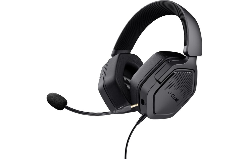 Trust GXT492 Carus Zwart - Gaming headset