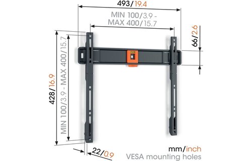 Vogel's TVM 1405 (32 - 77 inch) - TV muurbeugel