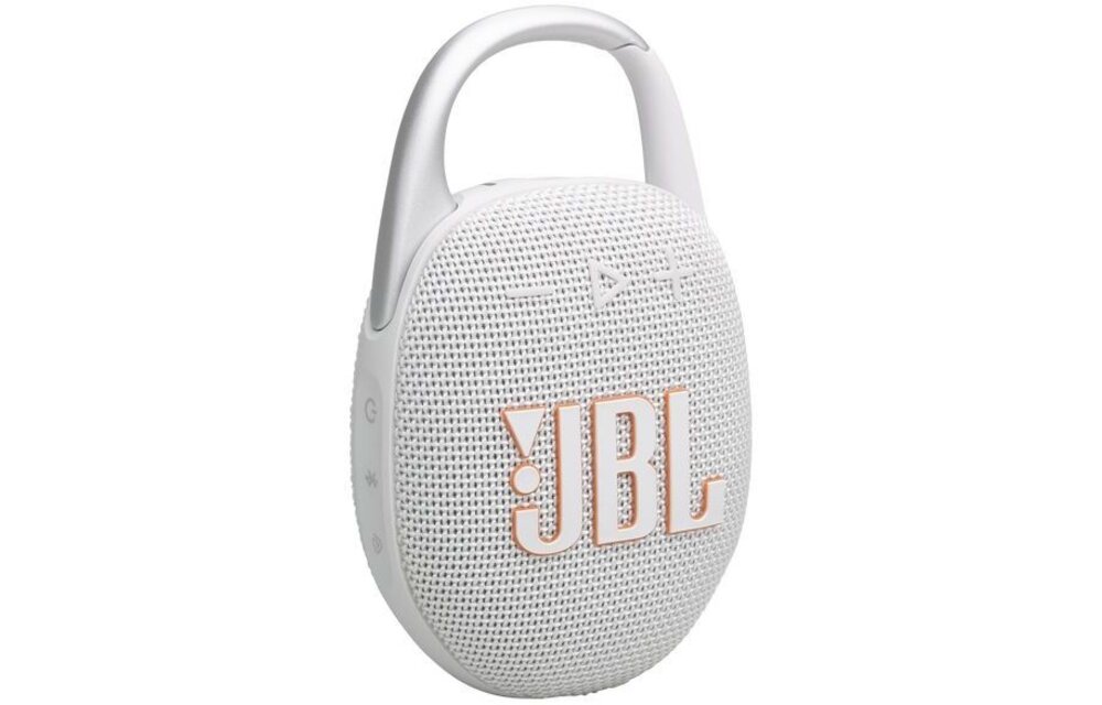 JBL Clip 5 Wit - Draadloze speaker