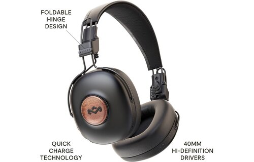 House of Marley Positive Vibration Frequency Zwart - Draadloze koptelefoon