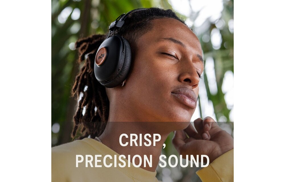 House of Marley Positive Vibration Frequency Zwart - Draadloze koptelefoon