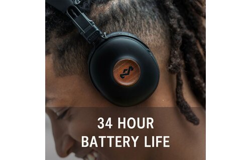 House of Marley Positive Vibration Frequency Zwart - Draadloze koptelefoon