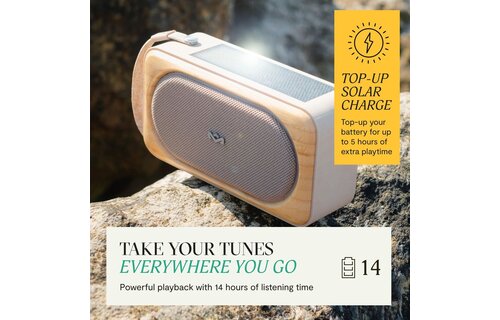 House of Marley Roots Solar Cream - Draadloze speaker