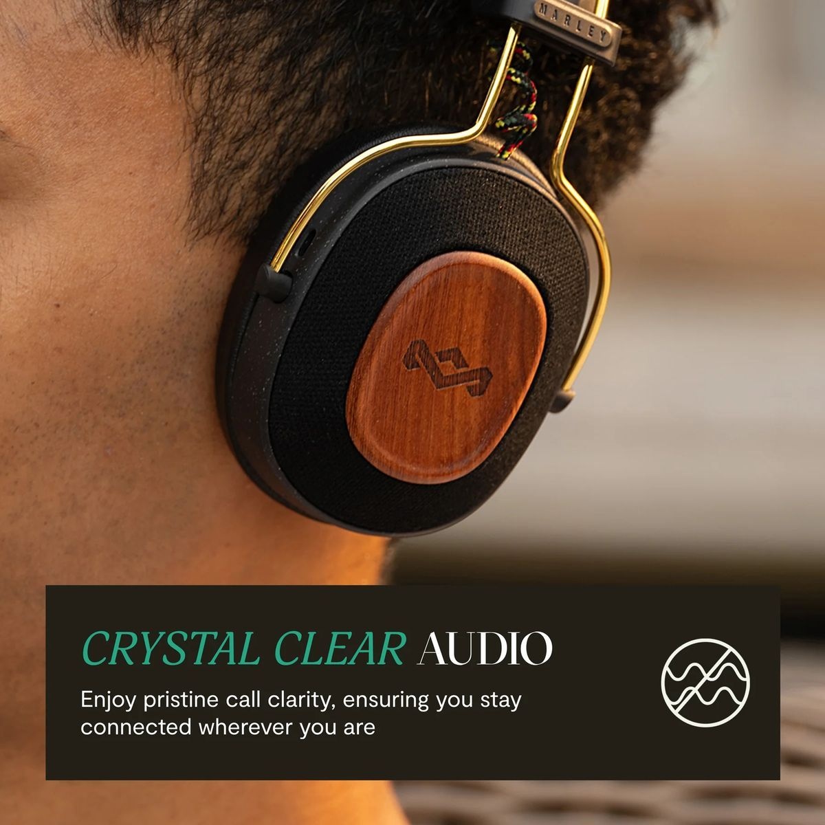 House of Marley Positive Vibration Riddim Rasta - Draadloze koptelefoon