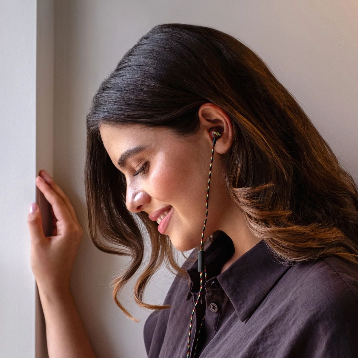 House of Marley Smile Jamaica USB-C Rasta - Oordopjes