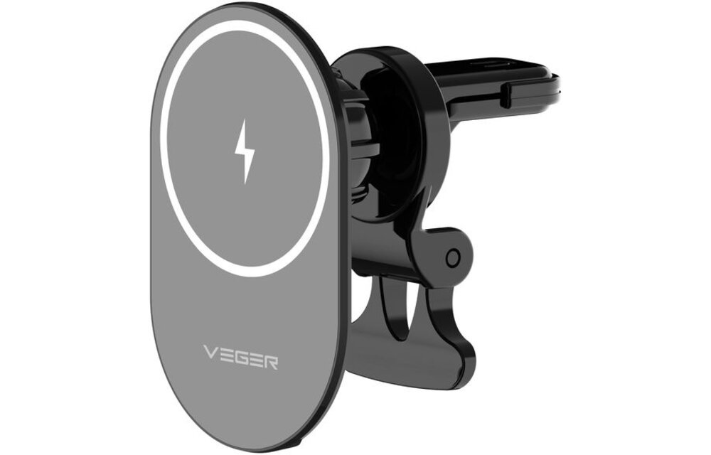 Veger Y38 15W Draadloze snellader + magnetische telefoonhouder