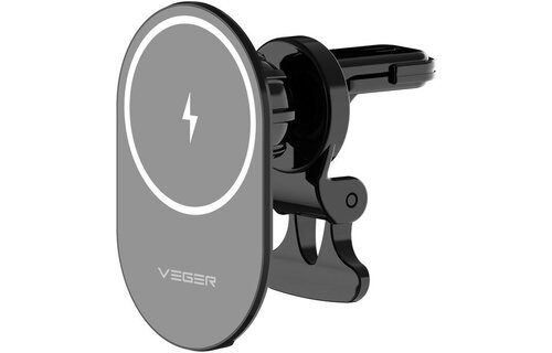 Veger Y38 15W Draadloze snellader + magnetische telefoonhouder