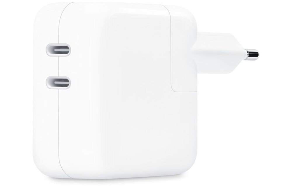 Apple 35W USB-C oplader Twee USB?C-poorten Wit
