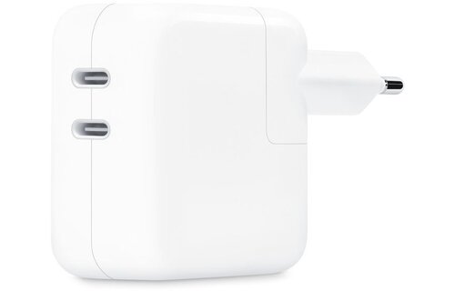 Apple 35W USB-C oplader Twee USB?C-poorten Wit