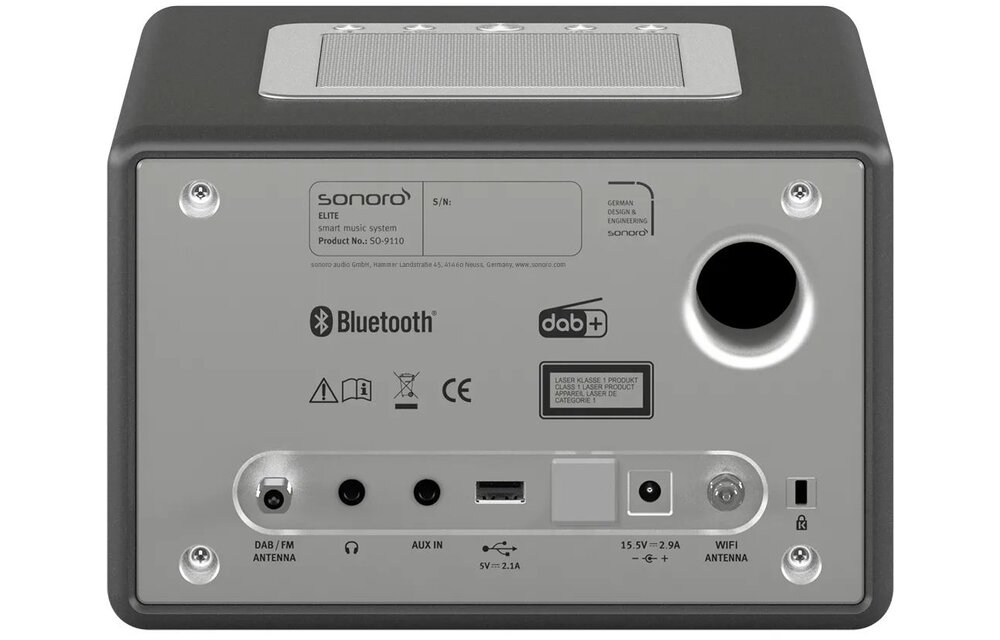 Sonoro ELITE (2025) Mat grafiet - Radio