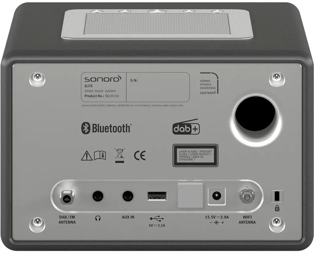Sonoro ELITE (2025) Mat grafiet - Radio