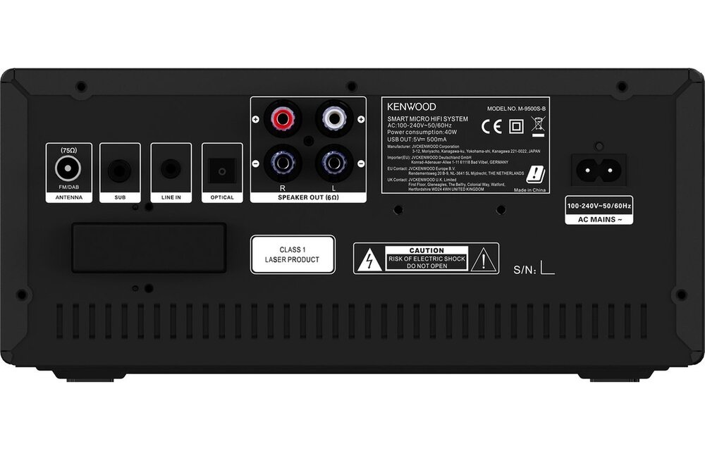 Kenwood M-9500S-B - Stereo set