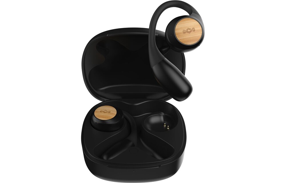 House of Marley Liberate Open-Ear Signature Black - Draadloze oordopjes