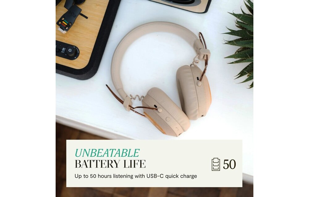 House of Marley Positive Vibration Riddim Cream - Draadloze koptelefoon