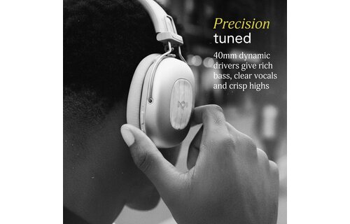 House of Marley Positive Vibration Rebel ANC Cream - Draadloze koptelefoon