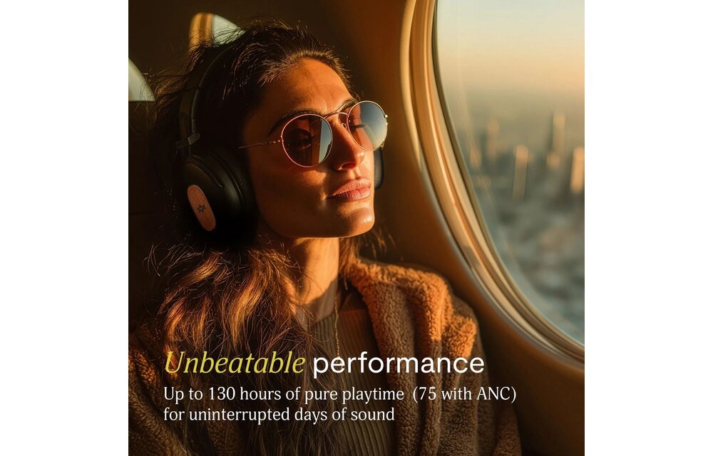 House of Marley Positive Vibration Rebel ANC Cream - Draadloze koptelefoon