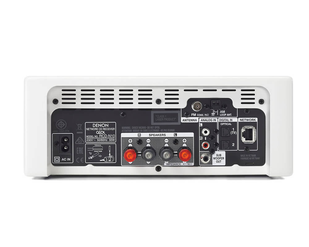 Denon RCD-N10 Wit - Receiver